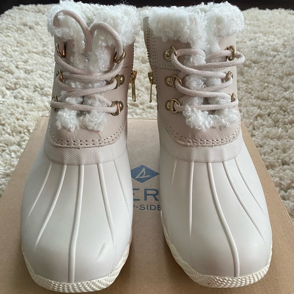 Sperry - Women's Saltwater Alpine Boots White - Picture 1 of 7